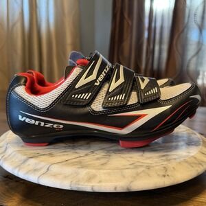 NEW! Venzo MX Cycling Shoes Bicycle Shoe Women Sz 6.5 EU 38 Shimano Look‎ Delta